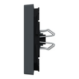 Merten Wippe Schlüssel für Wechselschalter Kreuzschalter und Taster Einsatz einteilig matt anthrazit, Retail