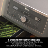 Ninja MAX 6-in-1 Dual Zone Heißluftfritteuse DZ400EU  grau, 2.470 Watt, 2 Körbe je 4,75 Liter