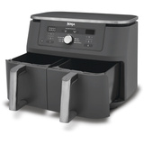 Ninja MAX 6-in-1 Dual Zone Heißluftfritteuse DZ400EU  grau, 2.470 Watt, 2 Körbe je 4,75 Liter