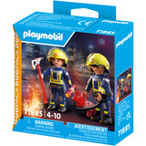 PLAYMOBIL 71885 DuoPack Feuerwehr, Konstruktionsspielzeug 