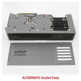 SAPPHIRE Radeon RX 9070 Nitro+ Gaming OC, Grafikkarte grau, RDNA4, GDDR6, 3x DisplayPort, 1x HDMI