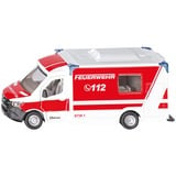 SIKU 2115 SUPER Mercedes-Benz Sprinter Miesen Typ C Rettungswagen, Modellfahrzeug rot/weiß