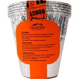 Traeger Einlage für Fett & Aschebehälter  aluminium, 5er Pack, Aluminium