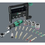 Wera Tool-Check Modular Imperial 1, Bit-Satz schwarz/grün, 21-teilig, zöllig, inkl. 1/4" Bit-Ratsche