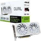ASUS GeForce RTX 5060 Ti DUAL OC 8GB WHITE, Grafikkarte weiß, DLSS 4, 3x DisplayPort, 1x HDMI 2.1