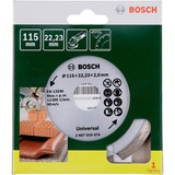 Bosch Diamanttrennscheibe Universal, Ø 115mm Bohrung 22,23mm