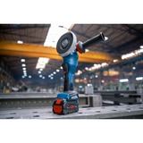 Bosch PRO Akku-Winkelschleifer BITURBO GWS 18V-15 PSC Professional solo, Ø 125mm blau/schwarz, ohne Akku und Ladegerät
