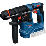 Bosch Professional Akku-Bohrhammer GBH 18V-18 X Professional solo, 18Volt blau/schwarz, ONECHUCK, ohne Akku und Ladegerät, in L-BOXX