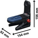 Bosch Professional Multifunktionshalterung RM 20 schwarz, für Kombilaser GCL 12V-50-22 CG