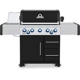 Broil King Gasgrill Imperial 590 IR schwarz/edelstahl, mit Infrarot-Seitenbrenner und Heckbrenner