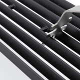 Broil King Narrow Grillrost-Lifter, Hebe- / Tragehilfe schwarz/edelstahl, für Edelstahl- und Gusseisen Grillroste
