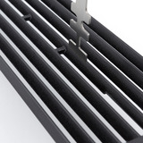 Broil King Narrow Grillrost-Lifter, Hebe- / Tragehilfe schwarz/edelstahl, für Edelstahl- und Gusseisen Grillroste