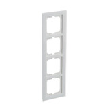 Busch-Jaeger Rahmen vierfach weiß, Retail