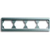 Busch-Jaeger Rahmen vierfach waagerecht alpha titan, Retail