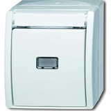 Busch-Jaeger Taster Schließer einpolig 2621 WN-54-201 weiß, Retail