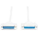 Digitus Serielles Datatransfer Verlängerungskabel, D-Sub25 (Stecker) > D-Sub25 (Buchse) beige, 2 Meter