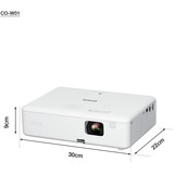 Epson CO-W01, LCD-Beamer weiß, WXGA, 3LCD-Technologie, Lautsprecher