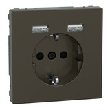 Merten Schutzkontakt Steckdose mit USB Ladegerät Retail