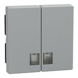 Merten Wippe Symbol Fenster für Serien- und Doppeltaster-Einsatz aluminium, Retail