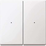 Merten Wippe polarweiß glänzend für Tastermodul zweifach System M 619219 weiß (glänzend), Retail