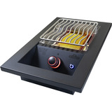 Napoleon 700-Einbau SIZZLE ZONE, klein, Gasbrenner schwarz (matt), SIZZLE ZONE zum Nachrüsten