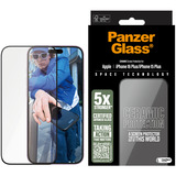 PanzerGlass Ceramic Displayschutz Ultra-Wide Fit, Schutzfolie transparent, iPhone 16 Plus, EasyAligner