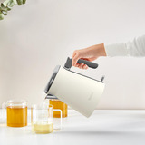 Tefal KI666A  Edelstahl, Wasserkocher beige/edelstahl, 2.400 Watt, 1,7 Liter