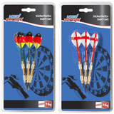 VEDES Safety Dart-Set mit 16 Gramm Messingpfeilen, Maße 125x270 mm, Sets 