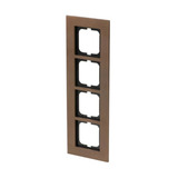 0 Rahmen vierfach bronze, Retail