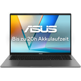 ASUS Vivobook S 16 (S3607CA-SH116W), Notebook grau, Intel® Core™ Ultra 5 225H, Intel® Arc™ Graphics, 15.96484375 GB DDR5, 512 GB (512 GB SSD), Windows 11 Home