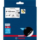Bosch Professional Expert Multiloch Universalstützteller, weich, Ø150mm, M8+5/16", Schleifteller schwarz, für Exzenterschleifer