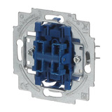 Busch-Jaeger Jalousieschalter-Einsatz einpolig Typ 2000/4 US mit Wippe und Steckklemme blau, Retail