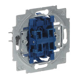 Busch-Jaeger Jalousieschalter-Einsatz einpolig Typ 2000/4 US mit Wippe und Steckklemme blau, Retail