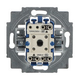 Busch-Jaeger Jalousieschalter-Einsatz einpolig Typ 2000/4 US mit Wippe und Steckklemme blau, Retail