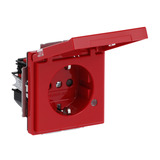 Busch-Jaeger Schutzkontaktsteckdose Einsatz rot, Retail