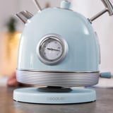 Cecotec Thermosense 420 Vintage Light Blue, Wasserkocher hellblau/edelstahl, 2.200 Watt, 1,8 Liter