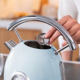 Cecotec Thermosense 420 Vintage Light Blue, Wasserkocher hellblau/edelstahl, 2.200 Watt, 1,8 Liter