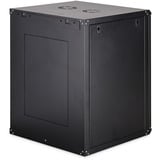 Digitus Wandgehäuse Dynamic Basic Serie - 600x600 mm (BxT), IT-Schrank schwarz, 16 Höheneinheiten