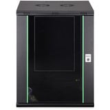 Digitus Wandgehäuse Dynamic Basic Serie - 600x600 mm (BxT), IT-Schrank schwarz, 16 Höheneinheiten