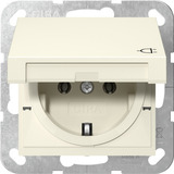 Gira Schutzkontaktsteckdose Typ F 16 Ampere 250 Volt mit Klappdeckel weiß, Retail