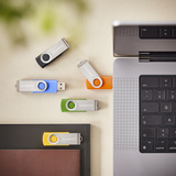 Intenso Office Line Multipack 64 GB, USB-Stick 5 USB-A 3.2 USB-Sticks in Gelb, Grün, Schwarz, Blau + Orange