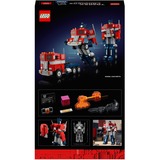 LEGO 10302 Icons Transformers Optimus Prime, Konstruktionsspielzeug Transformers 2-in-1 Set, LKW und Roboter