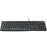 Logitech Keyboard K120, Tastatur schwarz, DE-Layout