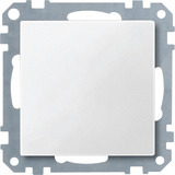 Merten Blindabdeckung mit Basiselement und zentraler Abdeckplatte, Unterputz, Kunststoff, matt weiß, Retail