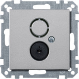 Merten Steckdosen Einsatz Lautsprecher aluminium, Retail