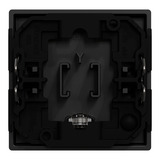 Merten Wippe mit Kontrollfenster, zweiteilige Ausführung, lackiert, matt, mit Klemmbefestigung schwarz (matt), Retail