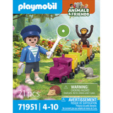 PLAYMOBIL 71951 Animals & Friends: Kleine Lokausfahrt, Konstruktionsspielzeug 