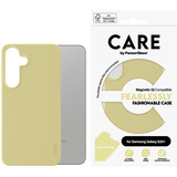 PanzerGlass Fearlessly Fashionable Case, Handyhülle gelb, Samsung Galaxy S25+, QI-kompatibel