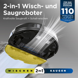 Shark Matrix Plus Saug- und Wischroboter RV2620WDEU, Saugroboter schwarz/grau