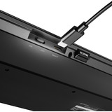 Sharkoon OfficePal K30W, Tastatur schwarz, DE-Layout, Rubberdome